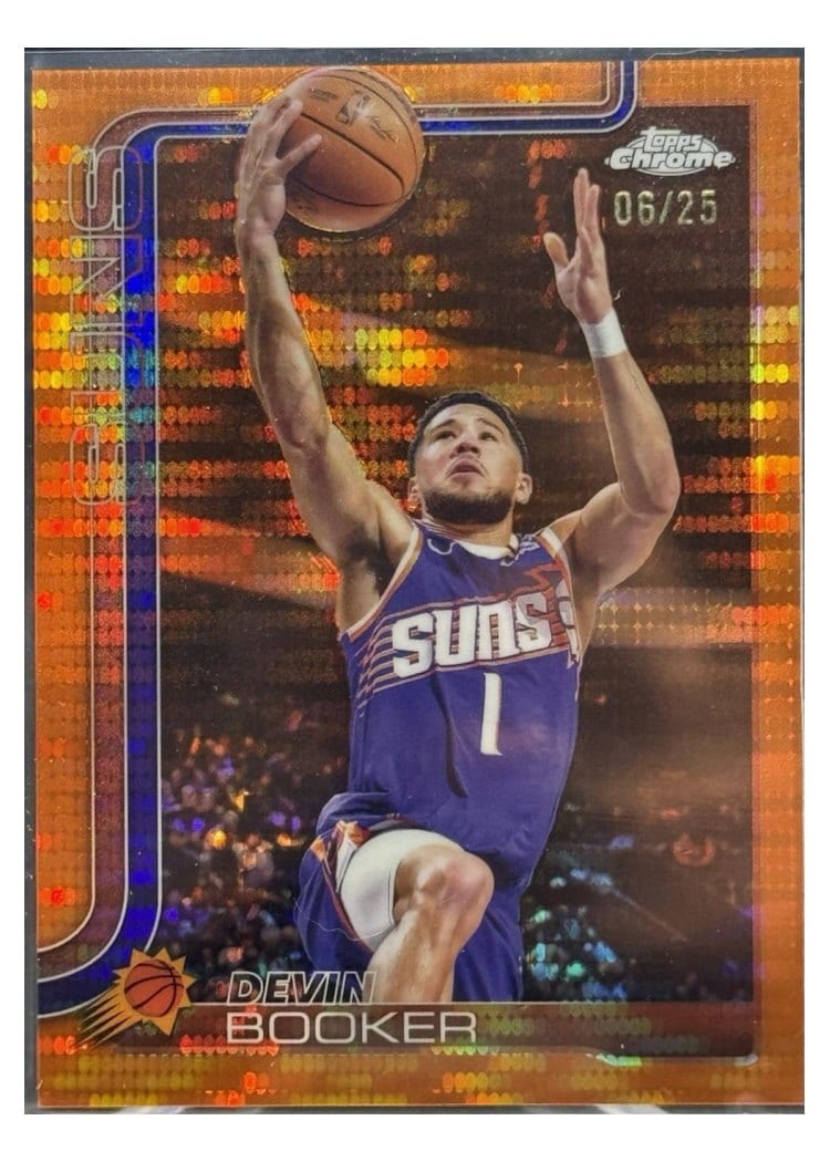 2025 Topps Chrome Devin Booker #195 card