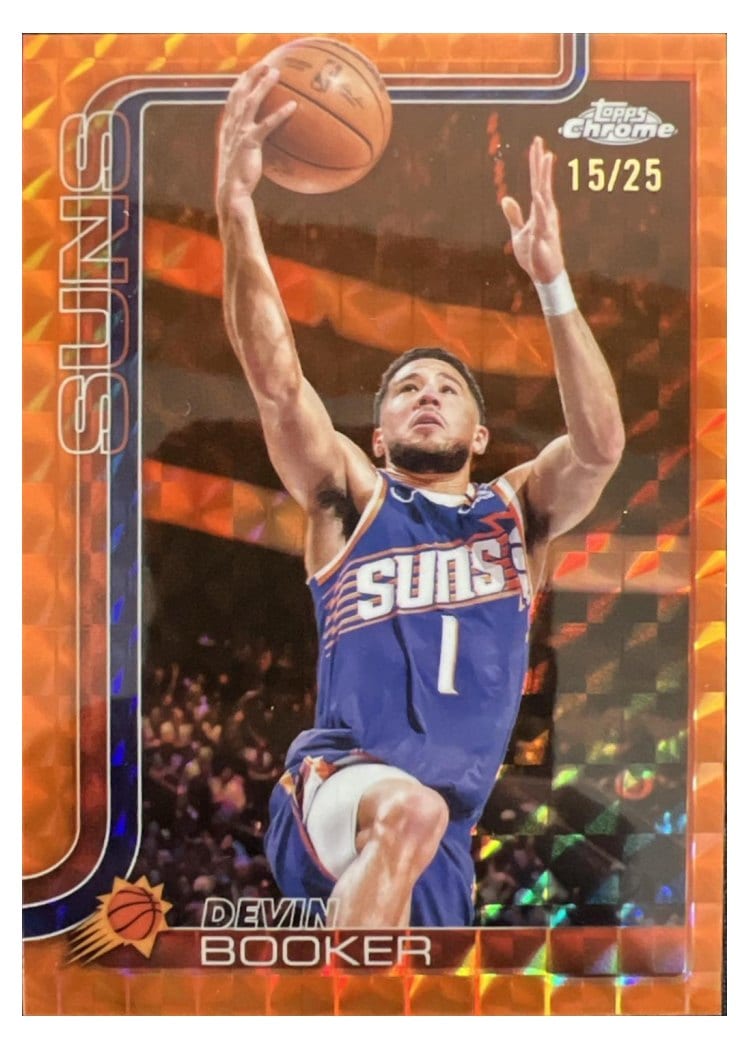 2025 Topps Chrome Devin Booker #195 card