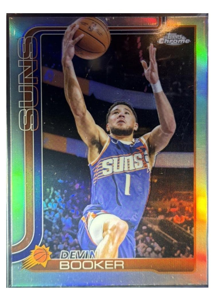 2025 Topps Chrome Devin Booker #195 card
