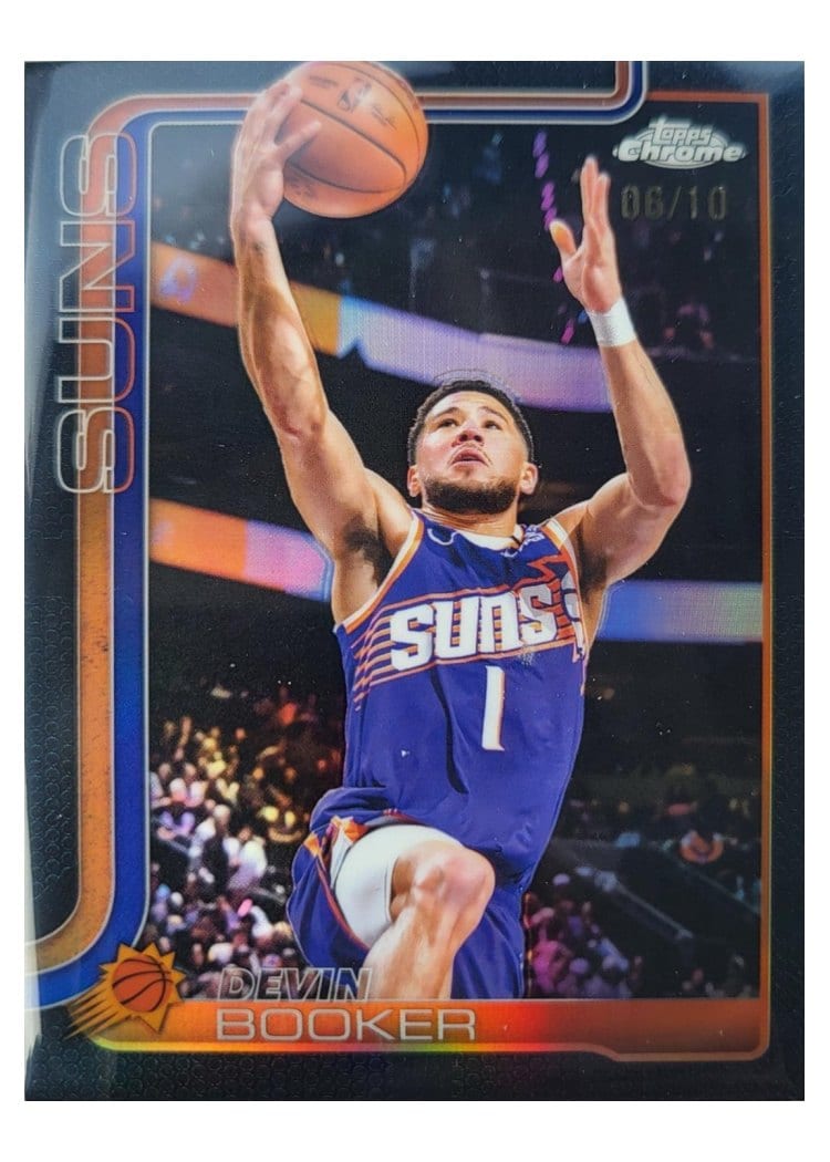2025 Topps Chrome Devin Booker #195 card