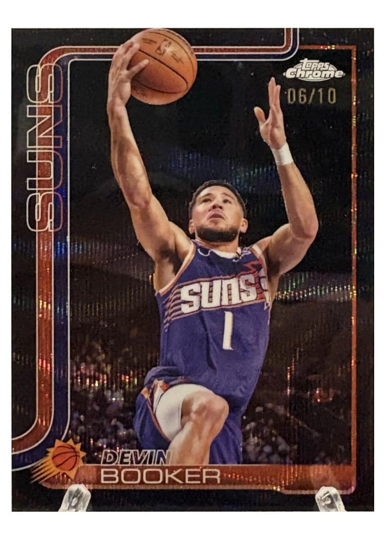 2025 Topps Chrome Devin Booker #195 card