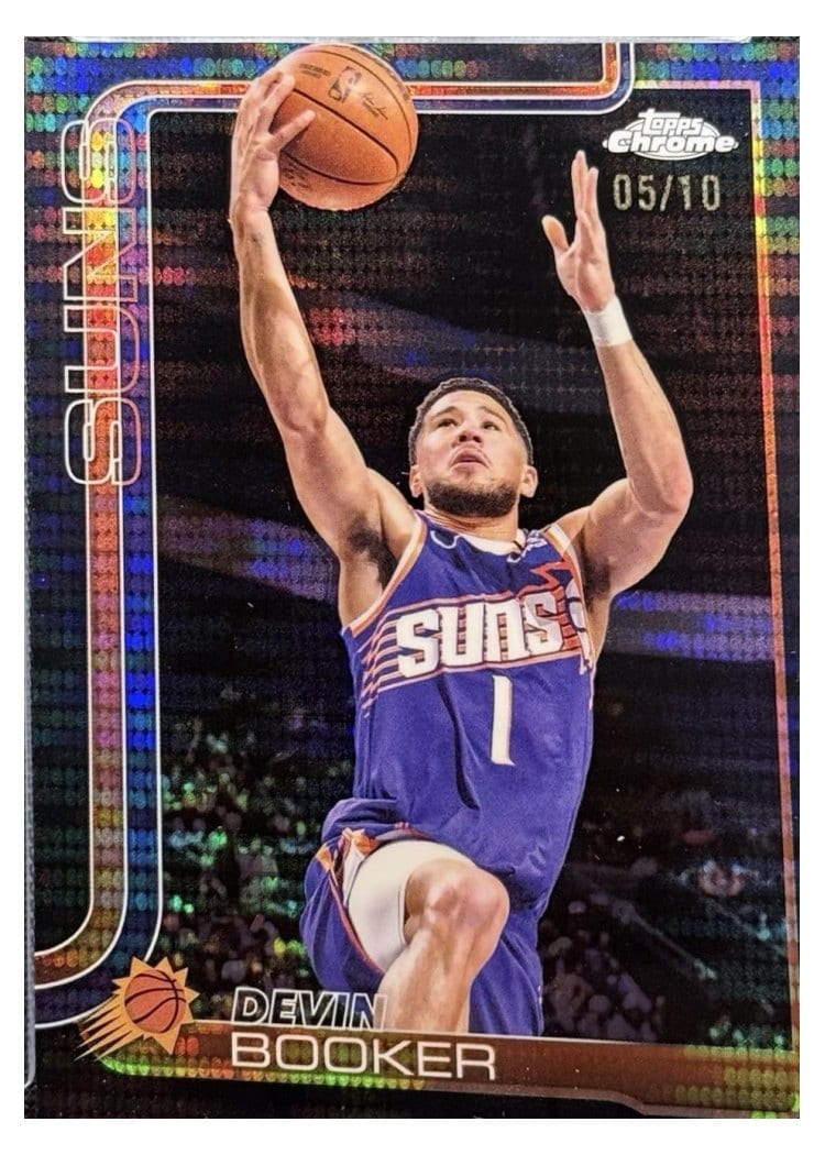 2025 Topps Chrome Devin Booker #195 card