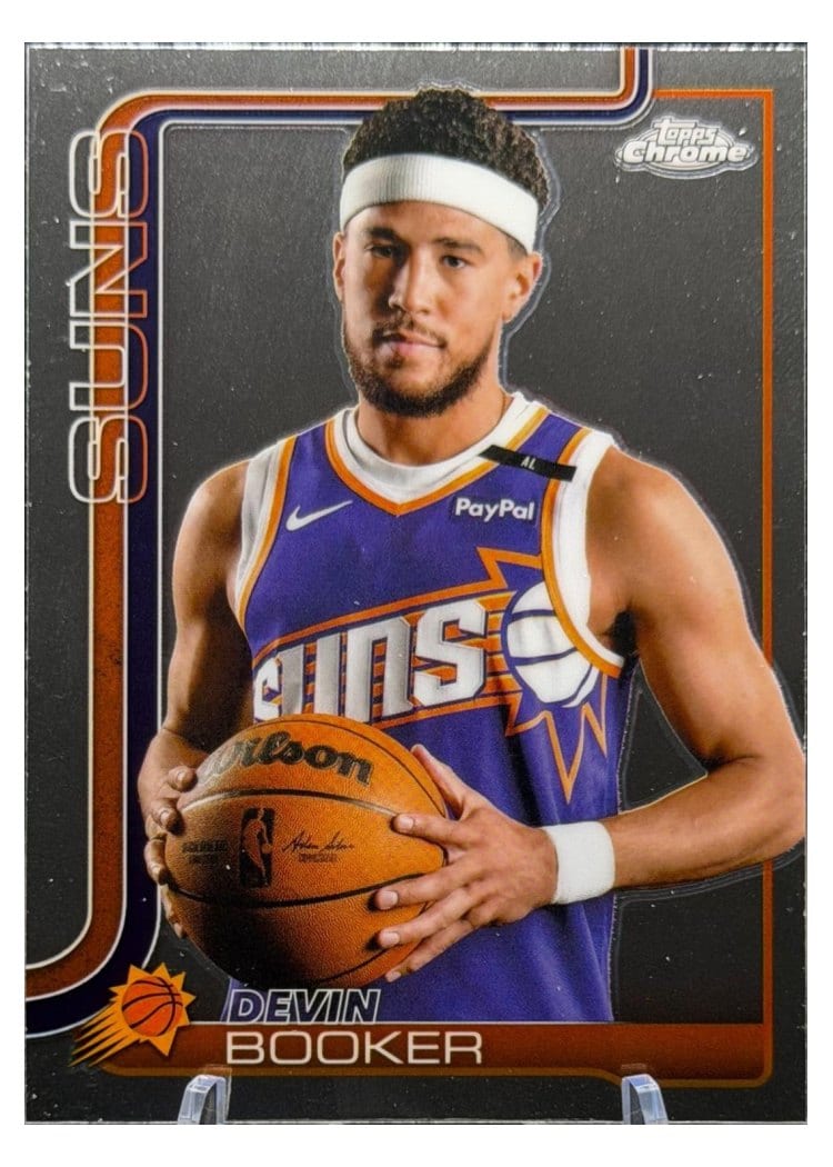 2025 Topps Chrome Devin Booker #195 card
