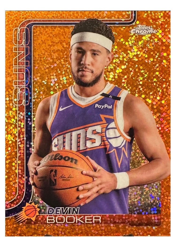 2025 Topps Chrome Devin Booker #195 card