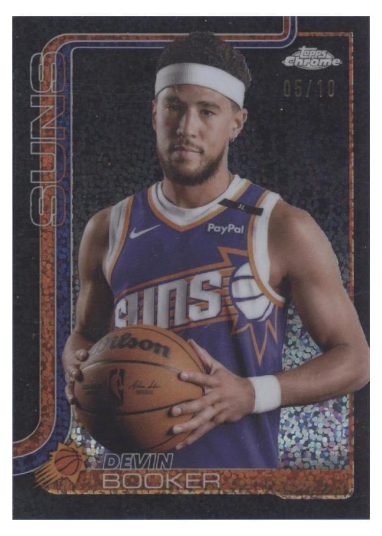 2025 Topps Chrome Devin Booker #195 card