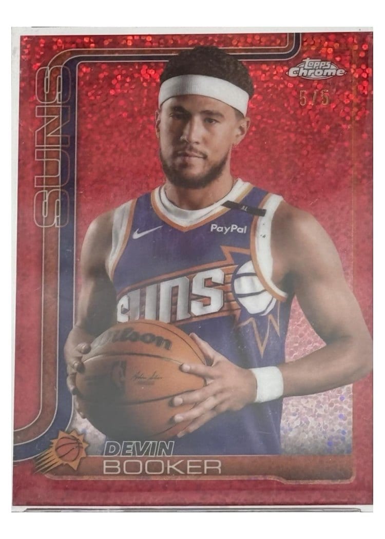 2025 Topps Chrome Devin Booker #195 card