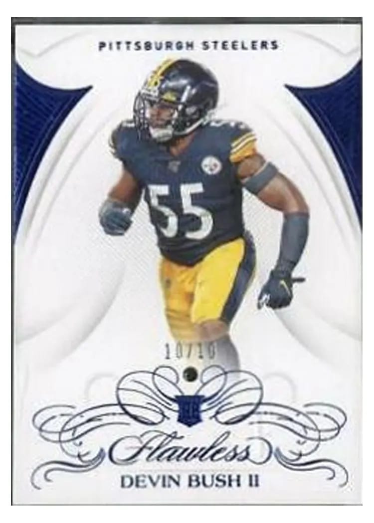 2019 Panini Flawless Base Ruby Devin Bush II #108 card