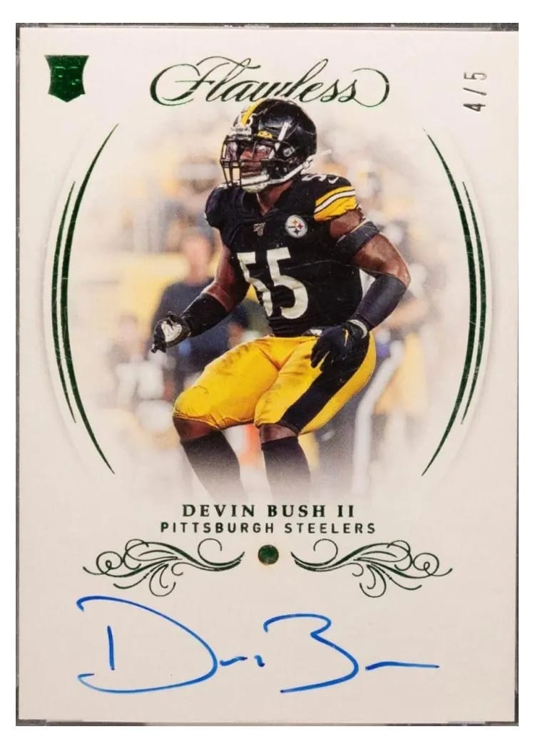 2019 Panini Flawless Base Ruby Devin Bush II #108 card