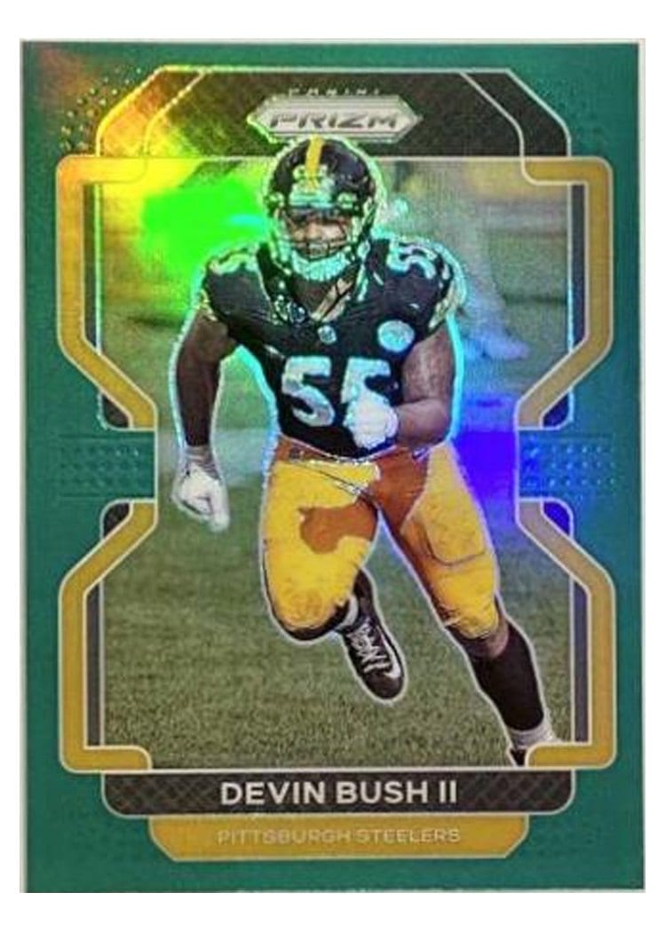 2021 Panini Prizm Base Set Devin Bush II #257 card