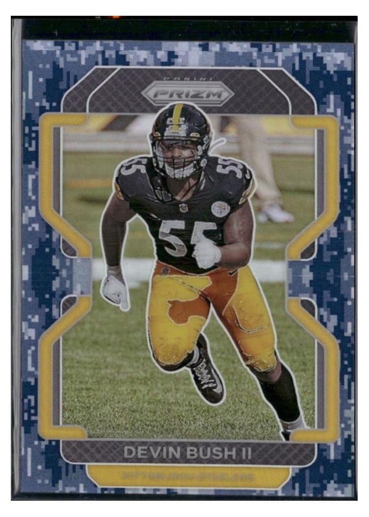2021 Panini Prizm Base Set Devin Bush II #257 card