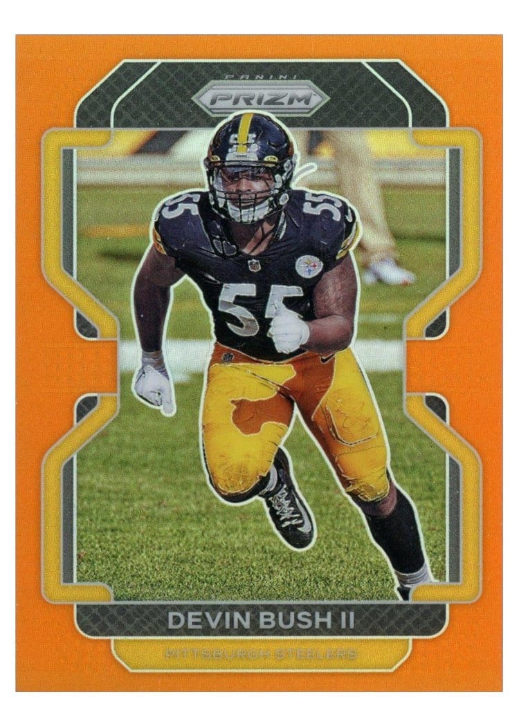 2021 Panini Prizm Base Set Devin Bush II #257 card