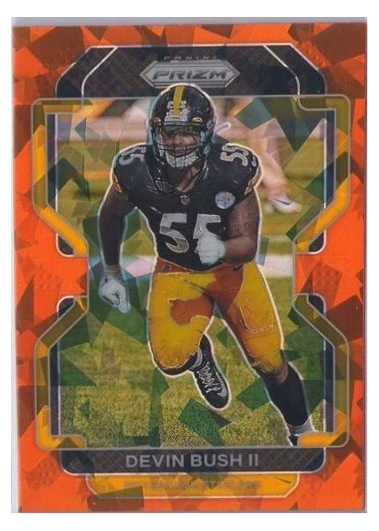 2021 Panini Prizm Base Set Devin Bush II #257 card