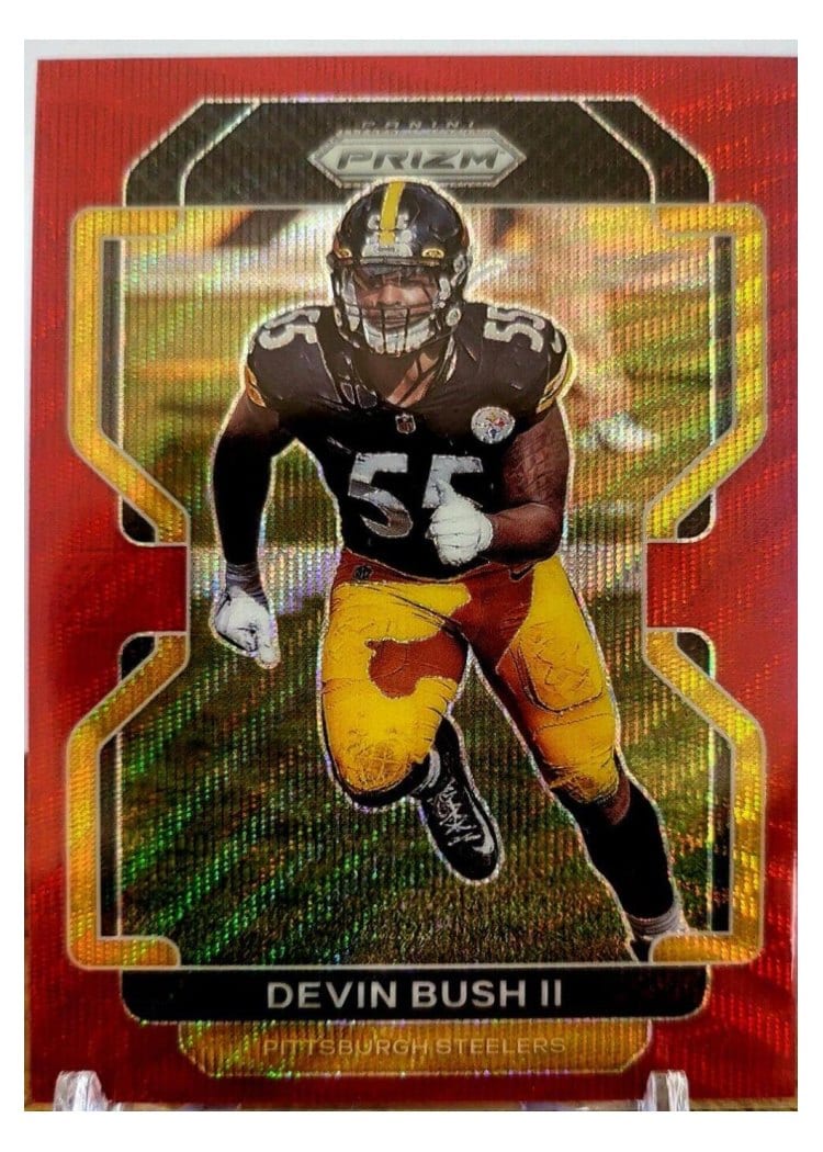2021 Panini Prizm Base Set Devin Bush II #257 card
