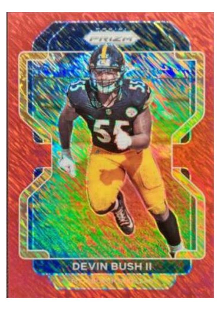 2021 Panini Prizm Base Set Devin Bush II #257 card