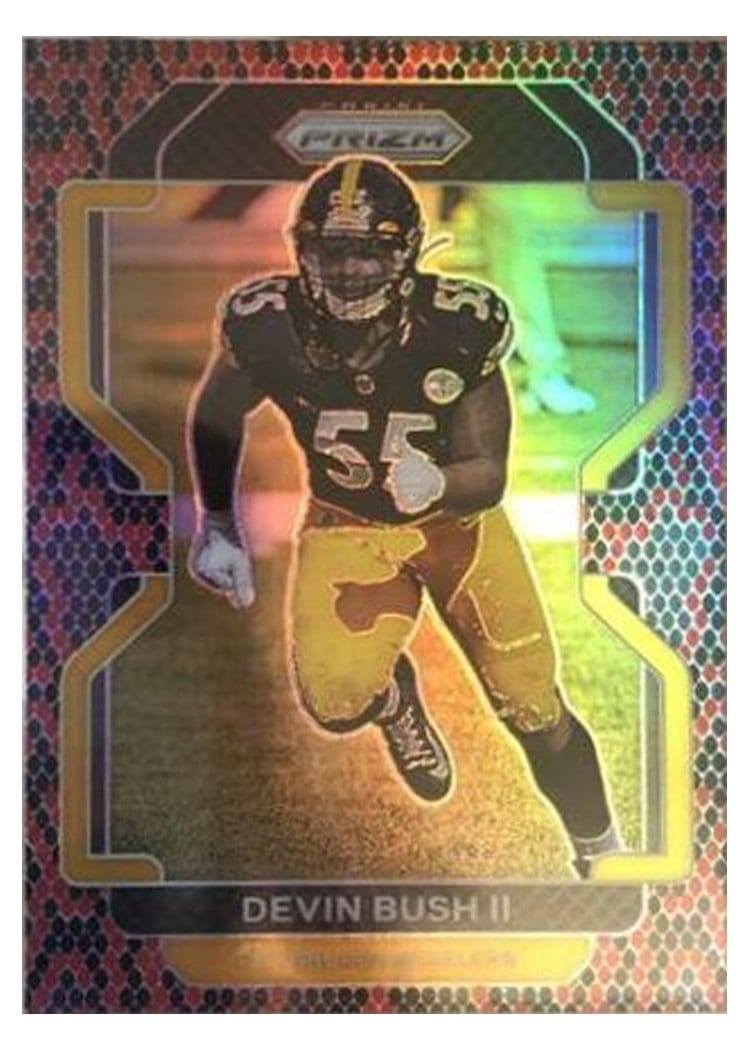 2021 Panini Prizm Base Set Devin Bush II #257 card