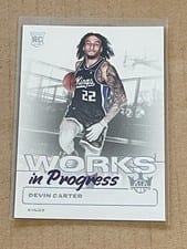 2024-25 Panini Court Kings Works in Progress Devin Carter #11 card