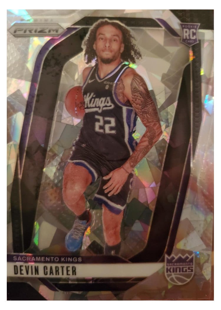 2024-25 Panini Prizm Base Set Devin Carter Ice #231 card