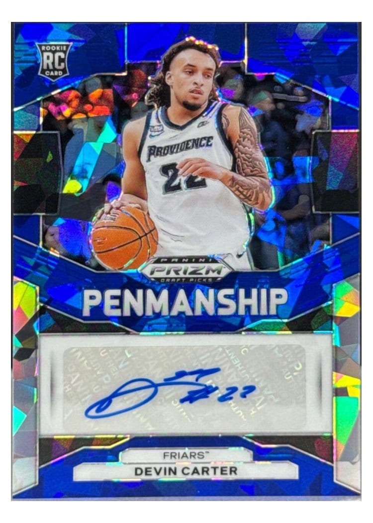 2024-25 Panini Prizm Rookie Penmanship Devin Carter #RPE-DCA card