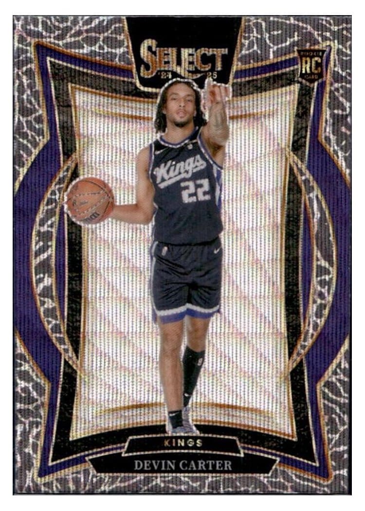 2024-25 Panini Select Base Set Devin Carter Elephant Prizm #92 card