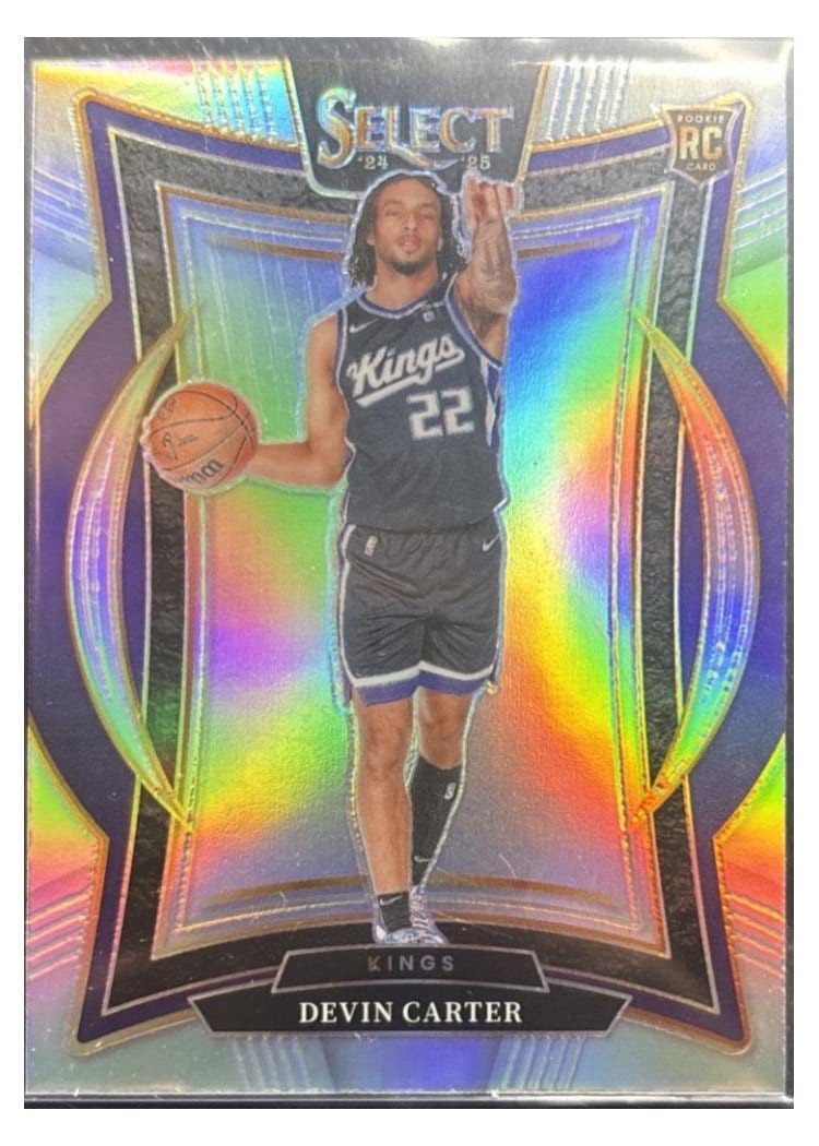 2024-25 Panini Select Base Set Devin Carter Silver Prizm #92 card