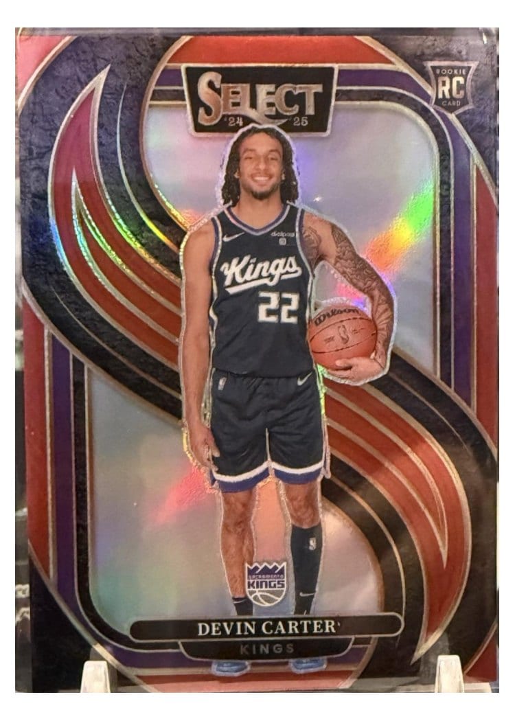 2024-25 Panini Select Base Set Devin Carter Red Prizm #92 card