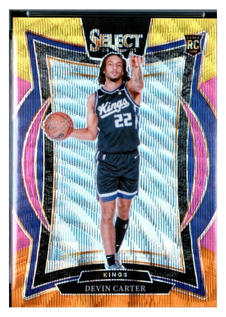 2024-25 Panini Select Base Set Devin Carter Multi Wave Prizm #92 card
