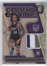 2024-25 Panini Totally Certified Fabric of the Game Rookies Devin Carter #FGR-DVN card