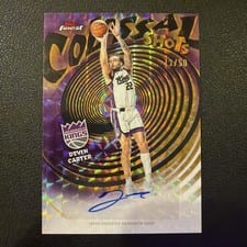 2025-26 Finest Colossal Shots Autographs Devin Carter #CS-DC card