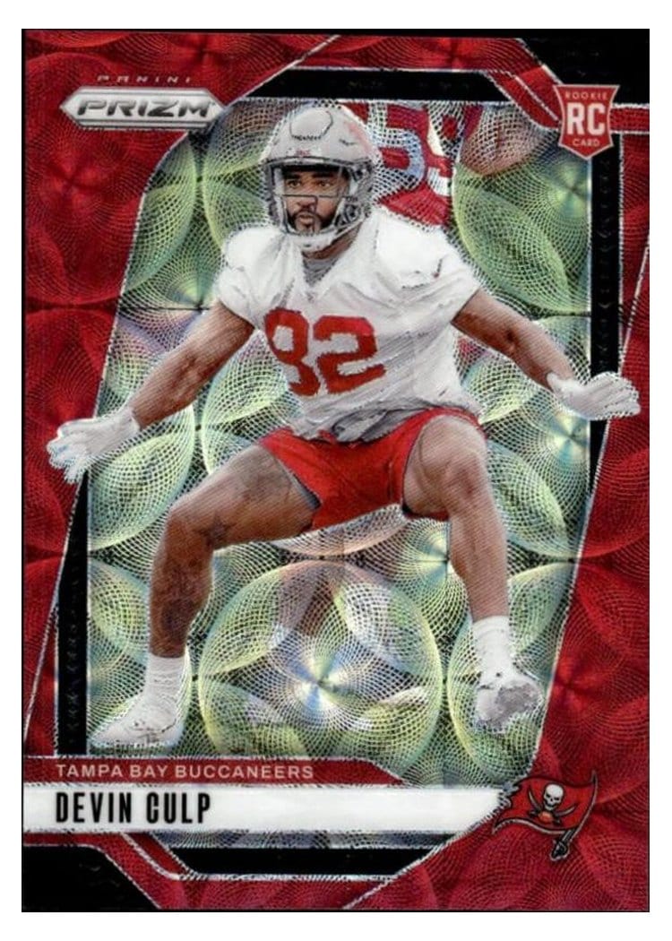 2024 Panini Prizm Base Set Devin Culp Choice Red #326 card