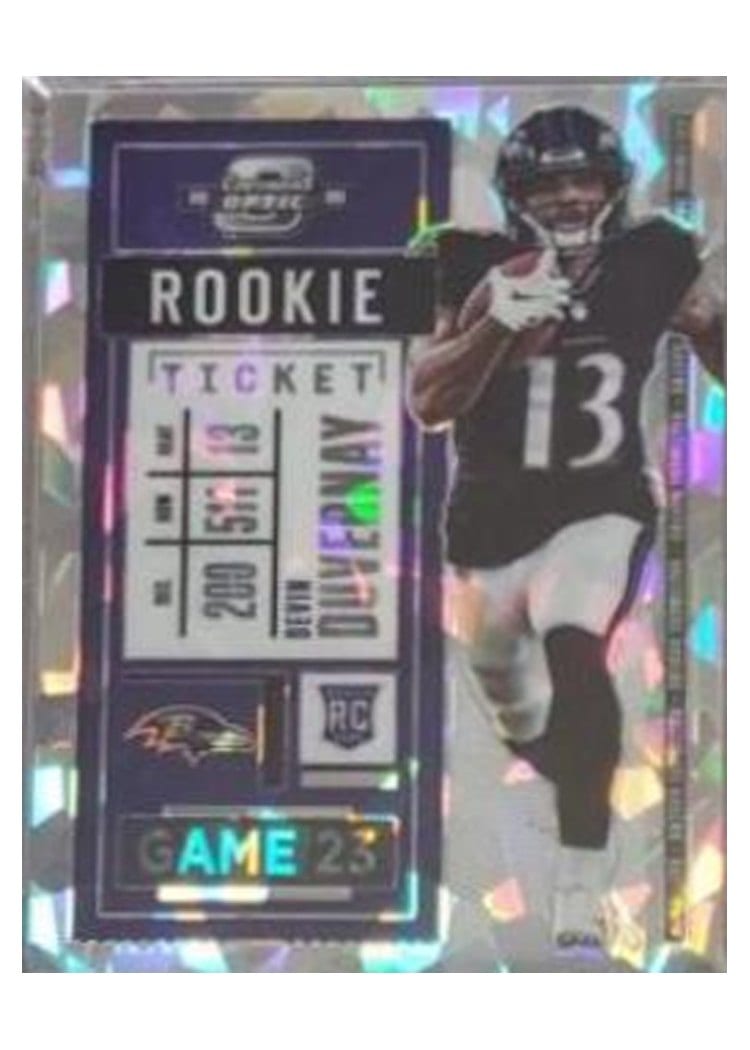 2020 Panini Contenders Optic Base Set Devin Duvernay #72 card