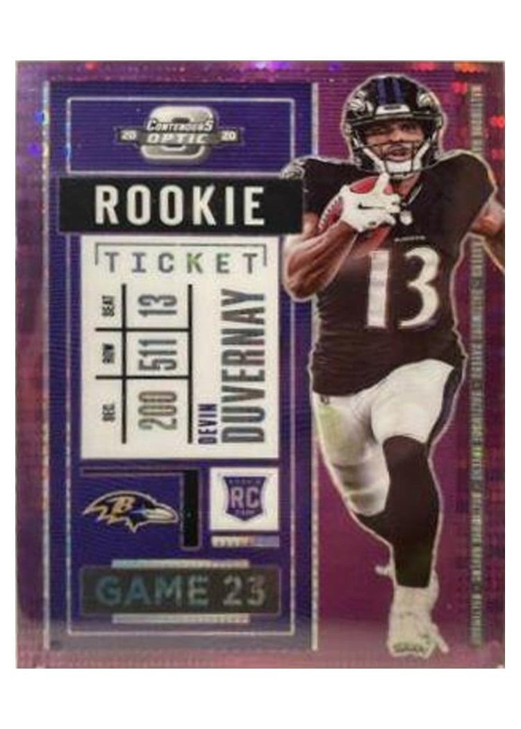 2020 Panini Contenders Optic Base Set Devin Duvernay #72 card