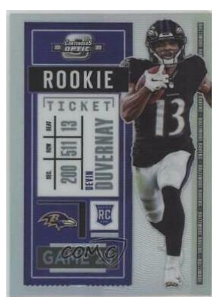 2020 Panini Contenders Optic Base Set Devin Duvernay #72 card