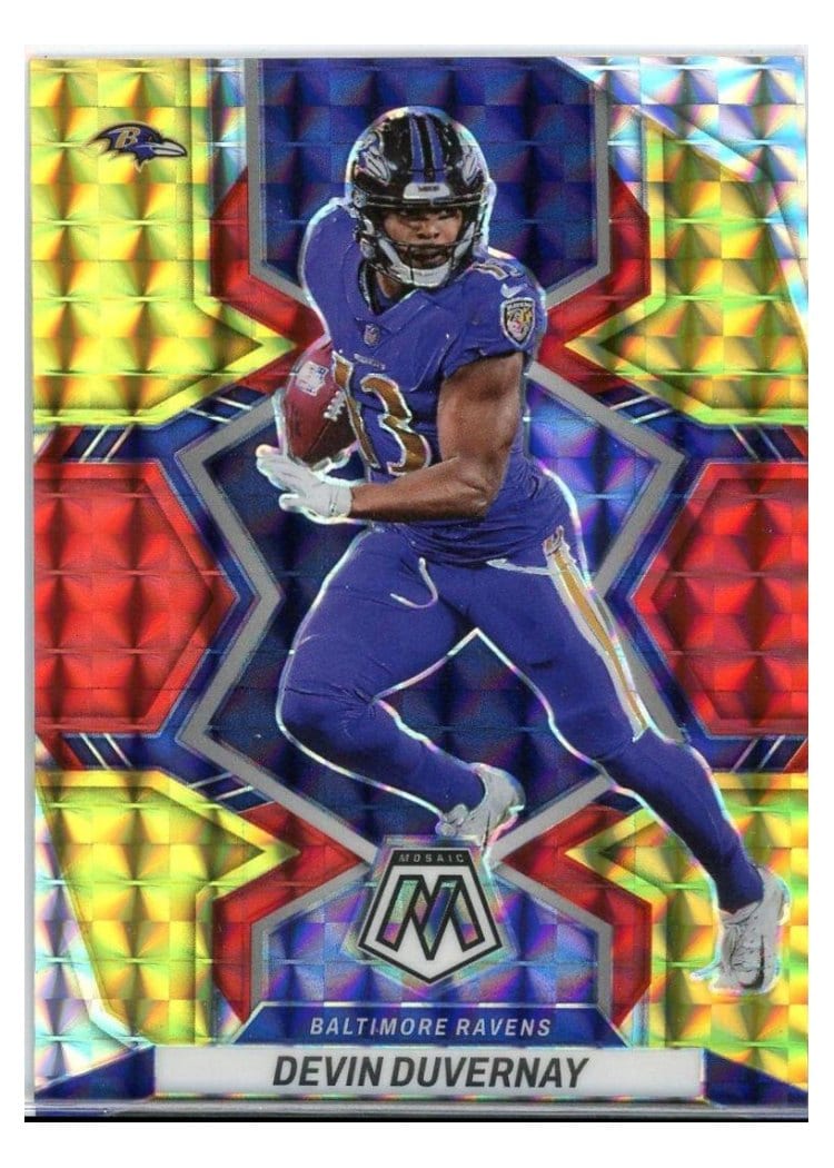 2022 Panini Mosaic Base Set Devin Duvernay #214 card