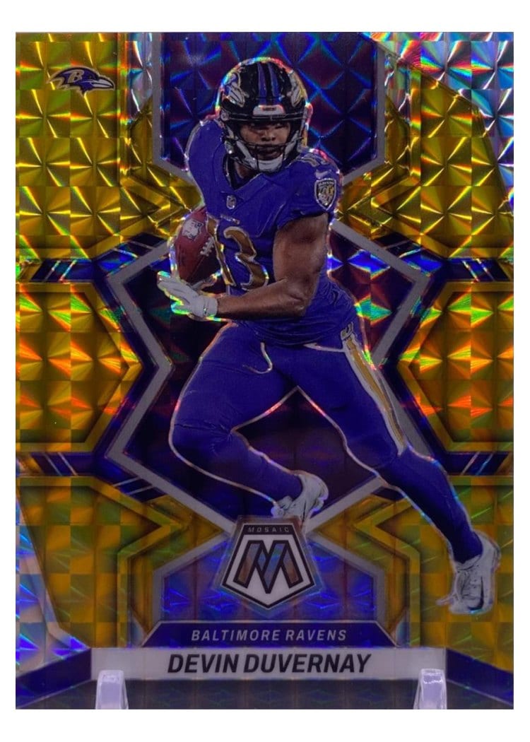 2022 Panini Mosaic Base Set Devin Duvernay #214 card