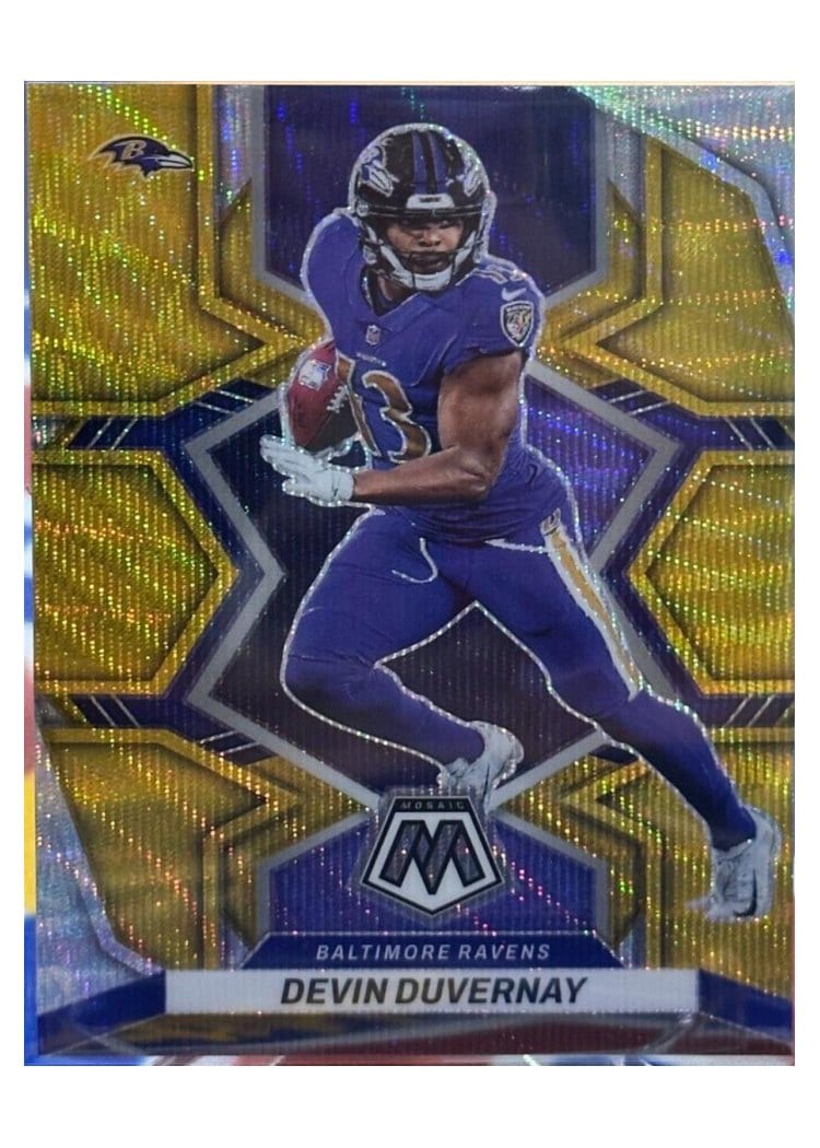 2022 Panini Mosaic Base Set Devin Duvernay #214 card