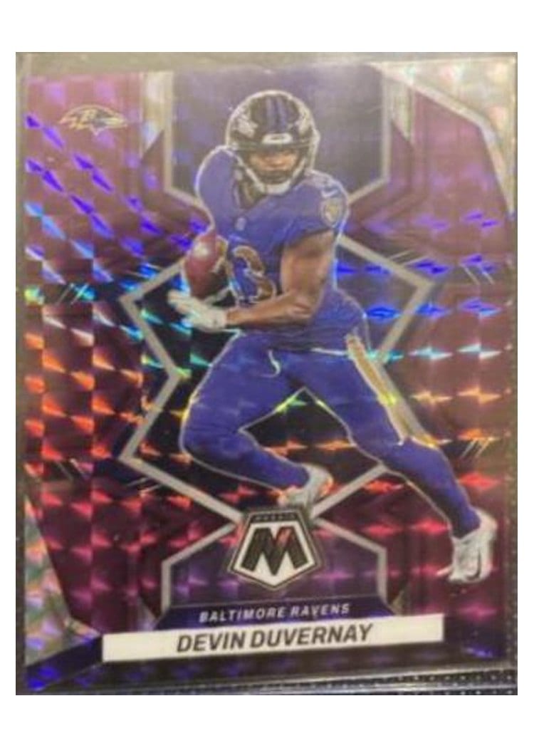 2022 Panini Mosaic Base Set Devin Duvernay #214 card