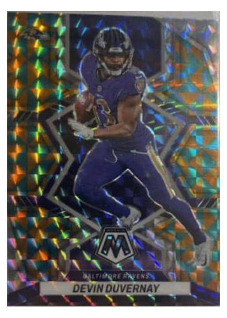 2022 Panini Mosaic Base Set Devin Duvernay #214 card