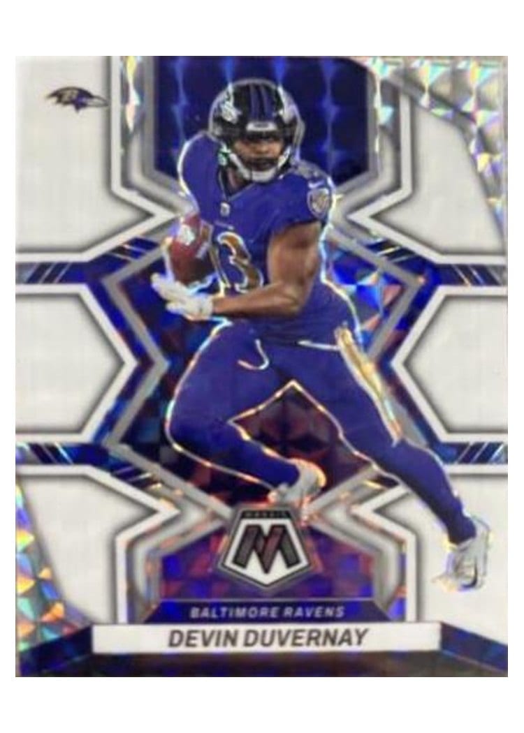 2022 Panini Mosaic Base Set Devin Duvernay White #214 card