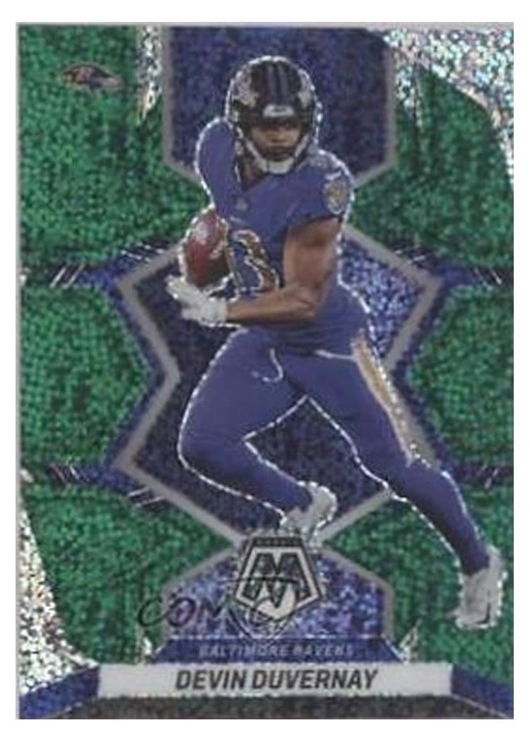 2022 Panini Mosaic Base Set Devin Duvernay #214 card