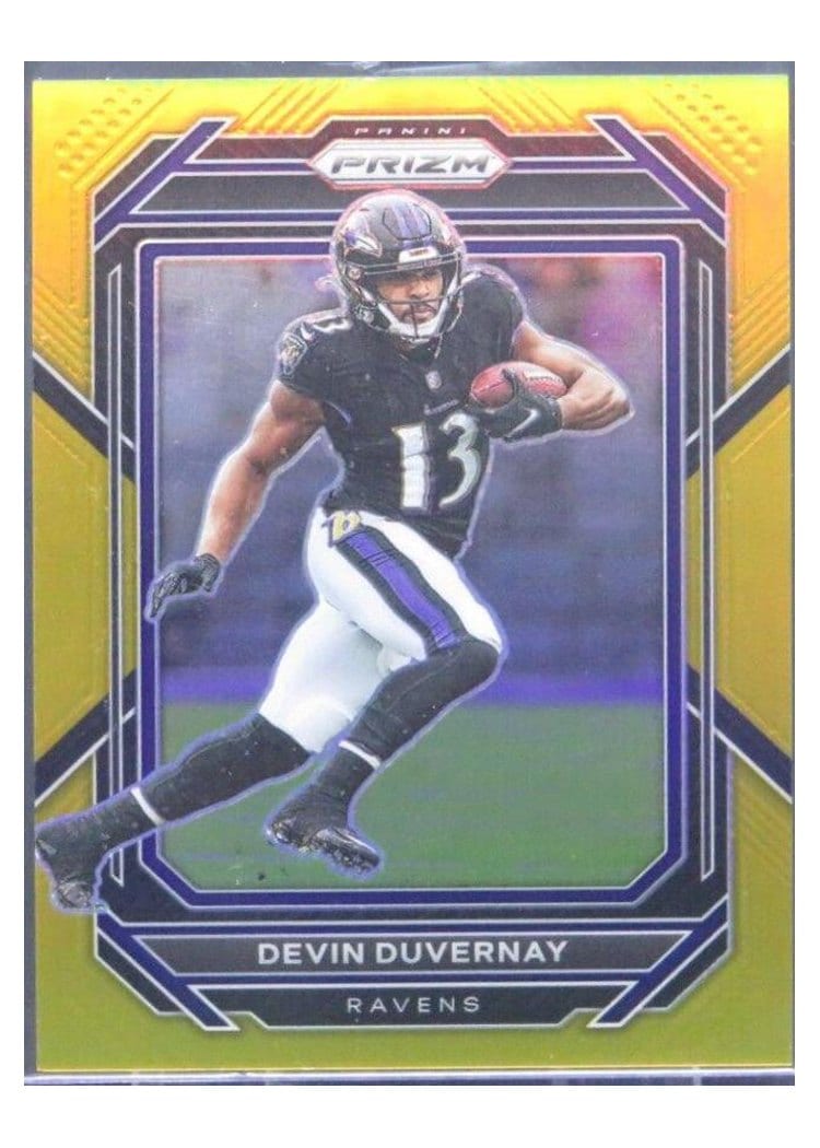 2022 Panini Prizm Base Set Devin Duvernay #22 card