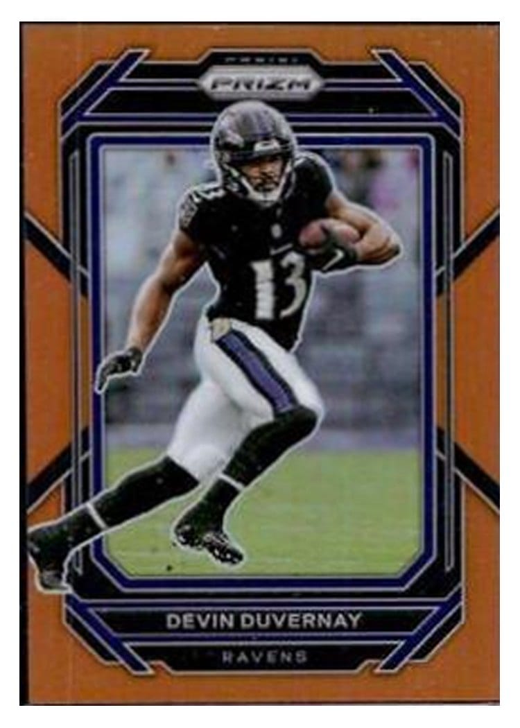 2022 Panini Prizm Base Set Devin Duvernay #22 card
