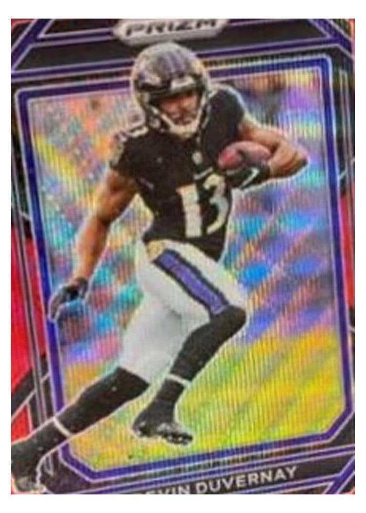 2022 Panini Prizm Base Set Devin Duvernay #22 card