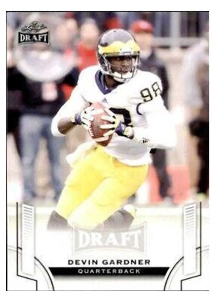 2015 Leaf Draft Devin Gardner #63 card