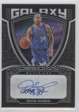 2020-21 Panini Obsidian Galaxy Autographs Devin Harris #GAL-DHA card