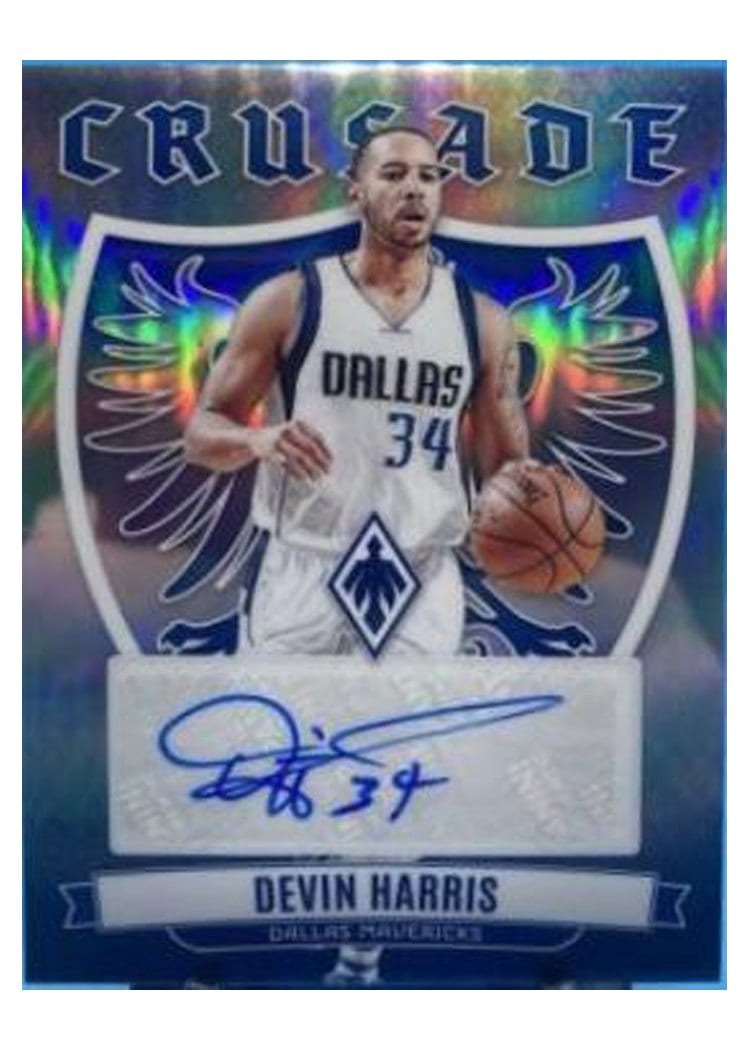 2023-24 Panini Phoenix Crusade Signatures Devin Harris #CS-DEV card