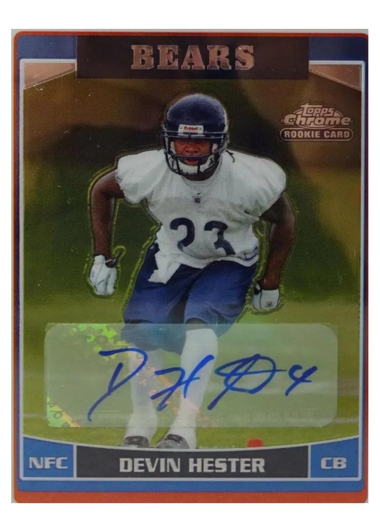 2006 Topps Chrome Devin Hester #252 card