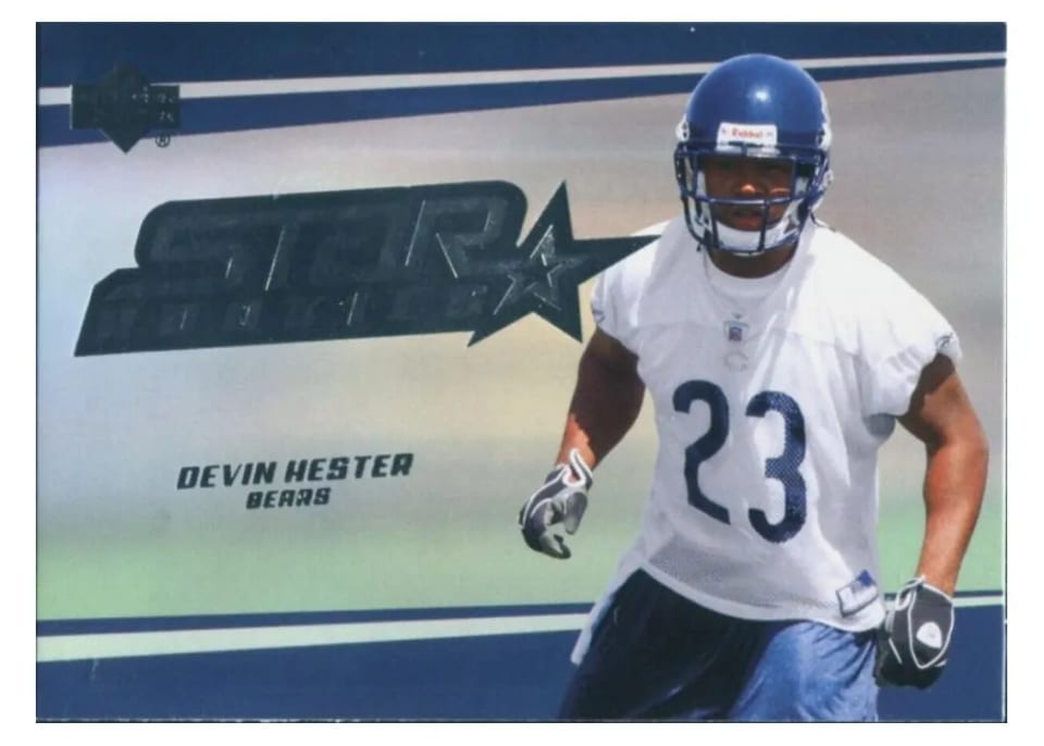 2006 Upper Deck Devin Hester #244 card