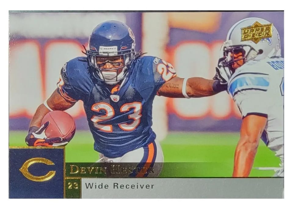 2009 Upper Deck Devin Hester #40 card