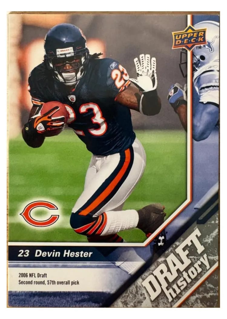 2009 Upper Deck Draft Edition Devin Hester #162 card