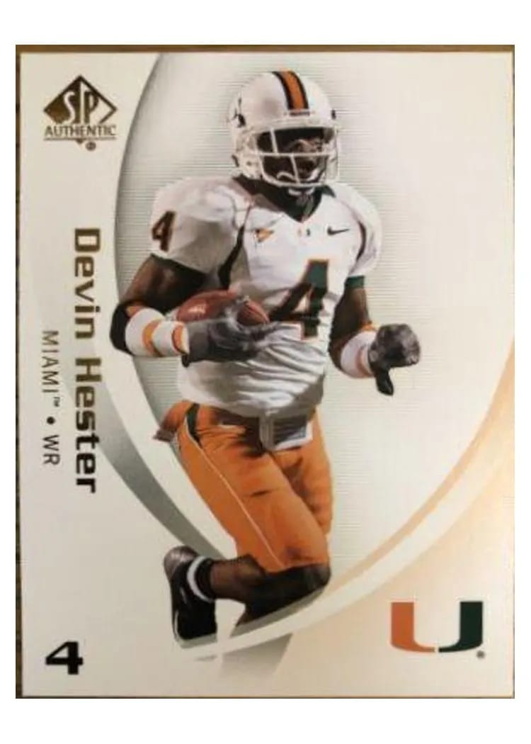 2010 SP Authentic Devin Hester #30 card